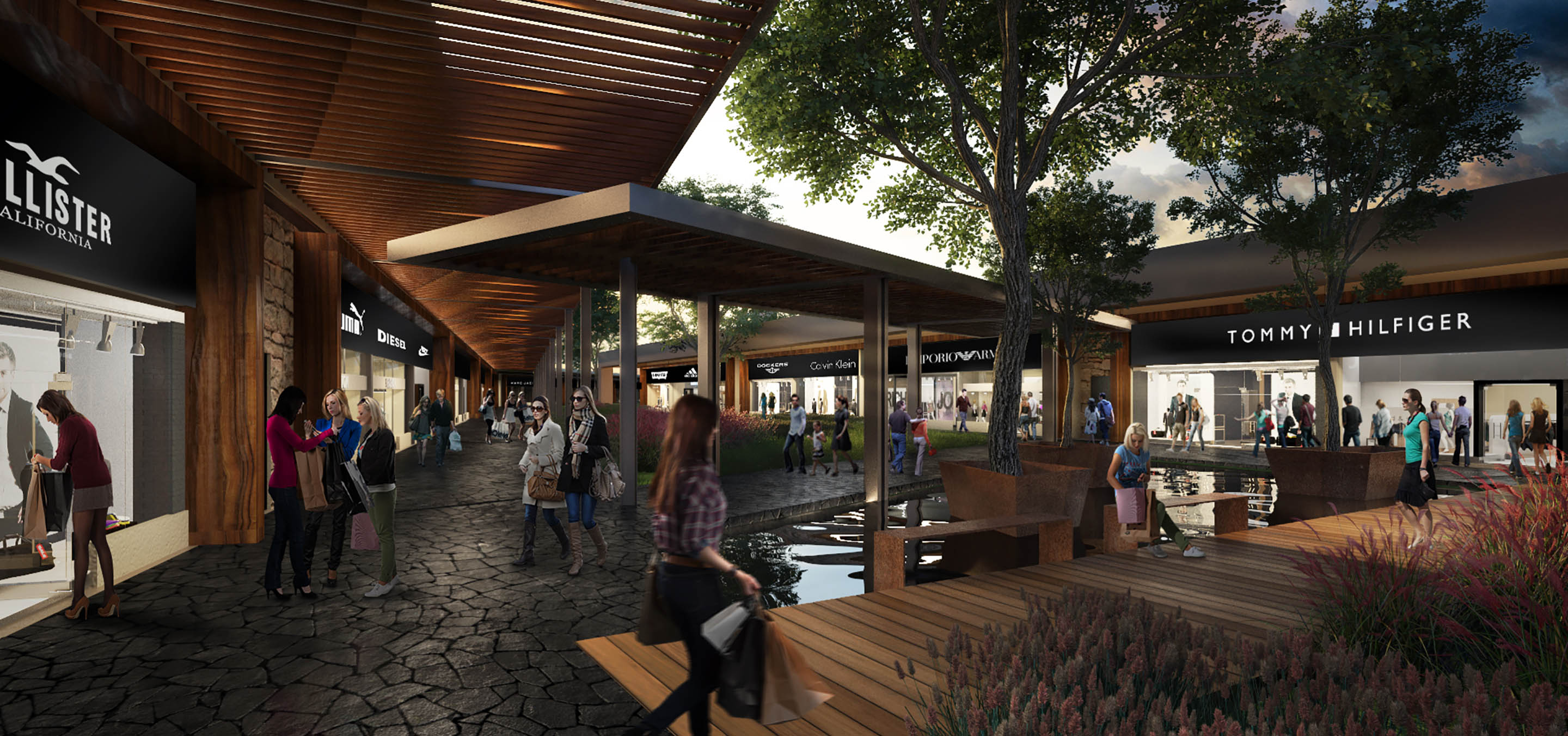 Queretaro Premium Outlets Architects Orange