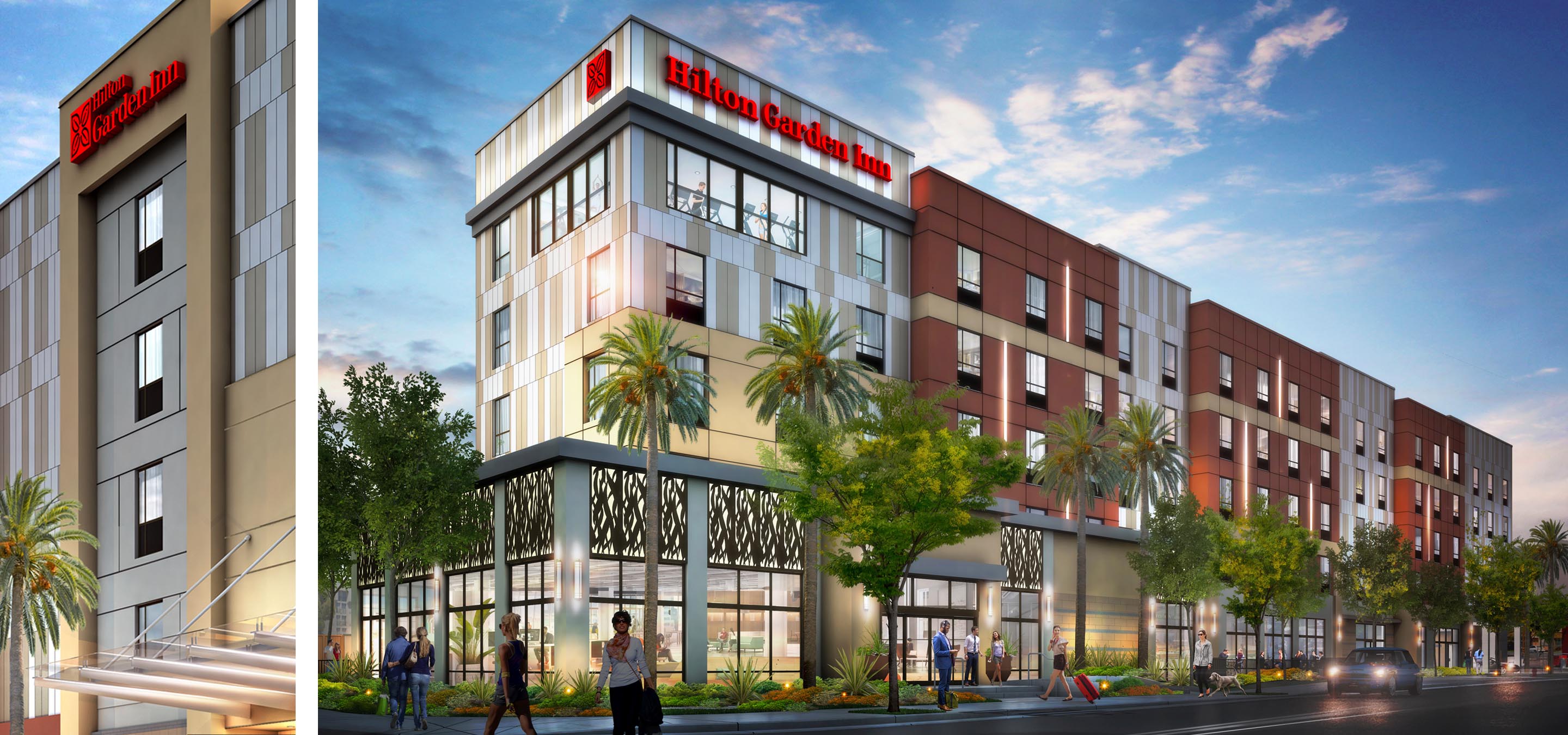 Hilton garden inn san jose ao architecture design relationships 